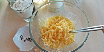 сырные маффины с черри