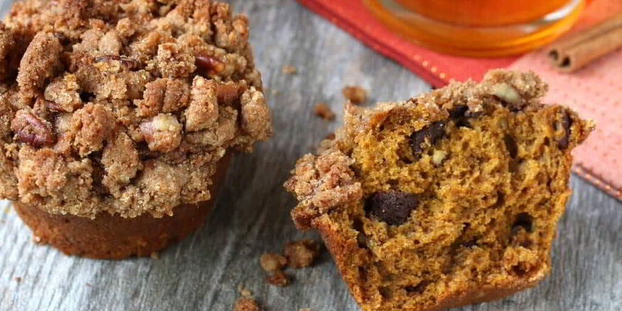 Рецепт тыквенных маффинов с орехами