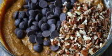 тыквенные маффины с орехами