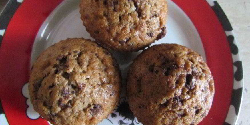 Рецепт воздушных маффинов с шоколадной крошкой