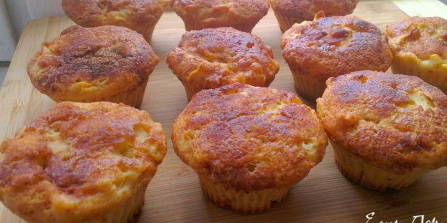 Рецепт яблочных маффинов с корицей