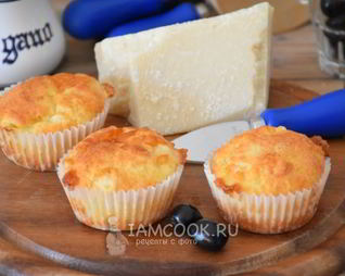 Закусочные маффины 3 сыра