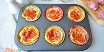 закусочные маффины гнезда