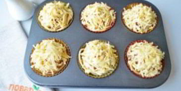 закусочные маффины гнезда