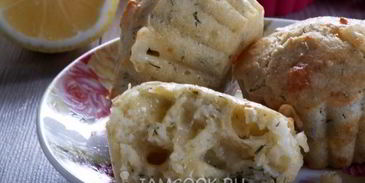 закусочные маффины с сыром и укропом