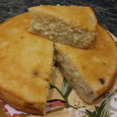 Банановый пирог манник