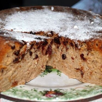 Быстрый пирог манник с вареньем