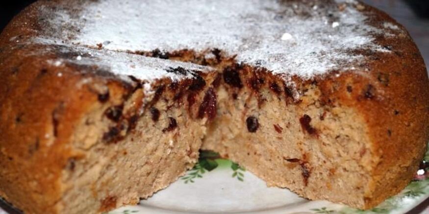 Рецепт быстрого пирога манник с вареньем