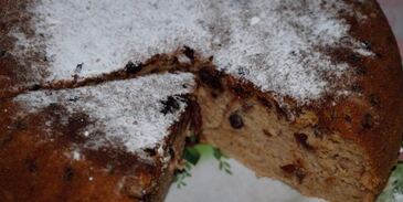 быстрый пирог манник с вареньем