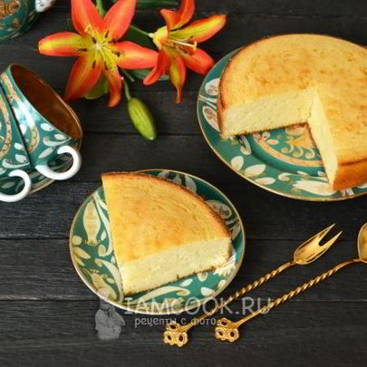 Классический манник на кефире без муки