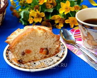 Манник без яиц на воде