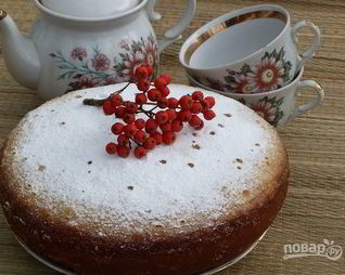 Манник на кефире с мукой