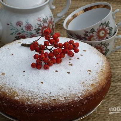 Манник на кефире с мукой