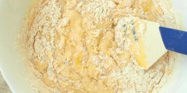 манник на кефире с яблоками