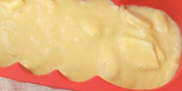 манник на кефире с яблоками