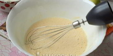 манник на молоке с яблоками