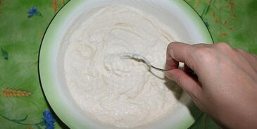 манник с бананами на кефире