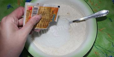 манник с бананами на кефире