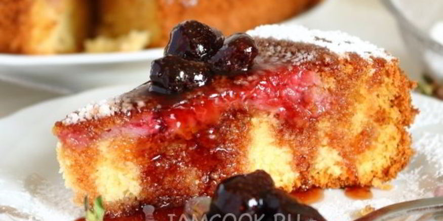 Рецепт манника с клубникой