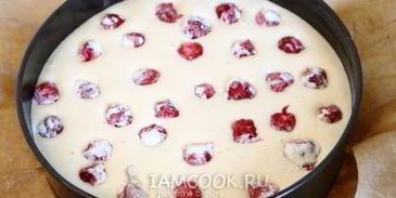 манник с клубникой