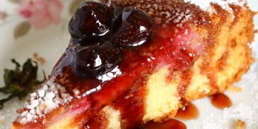 манник с клубникой