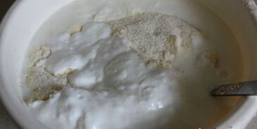 манник с лесной клубникой