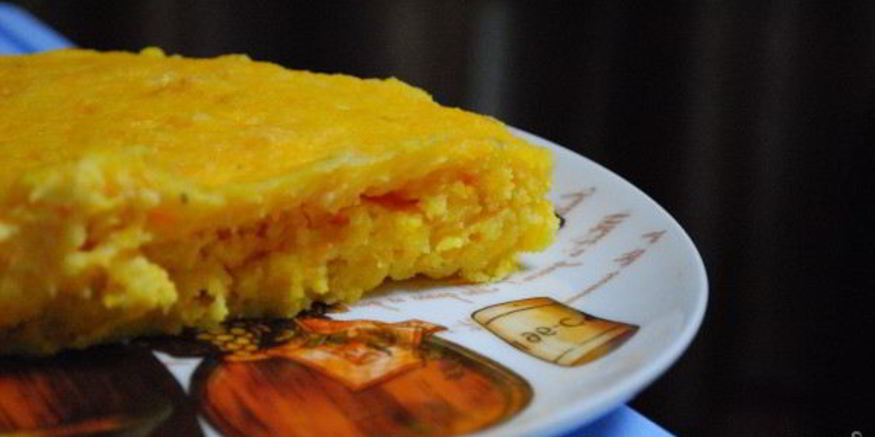 Рецепт манника с тыквой