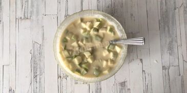 манник с яблоками