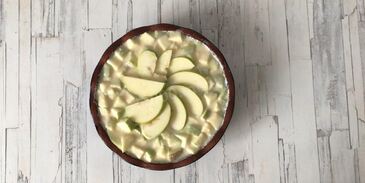 манник с яблоками