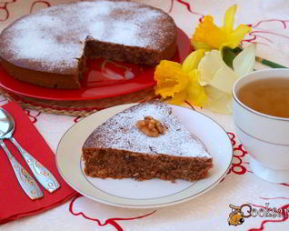 Постный медово-шоколадный манник