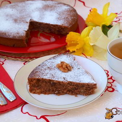 Постный медово-шоколадный манник