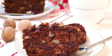 постный шоколадный манник с изюмом