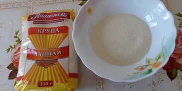 постный шоколадный манник с миндалем