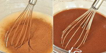 постный шоколадный манник