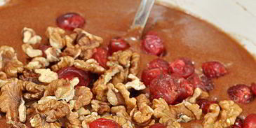 постный шоколадный манник