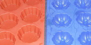 ржаные манники с грушами и яблоками