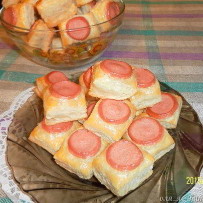 Мини-слойки Кнопки