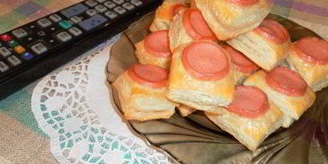 мини-слойки кнопки