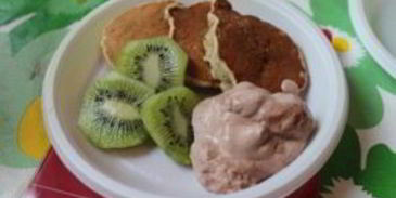 банановые оладушки на молоке