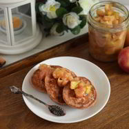 Рецепт Гречневых оладий с коричными яблоками