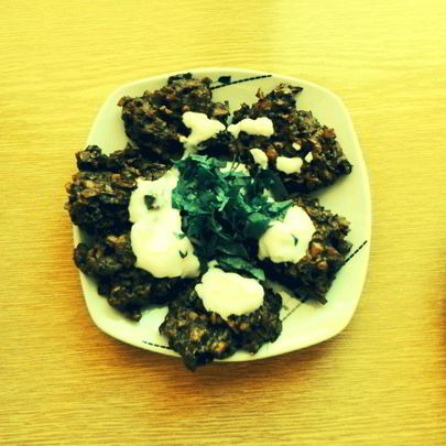 Грибные оладьи