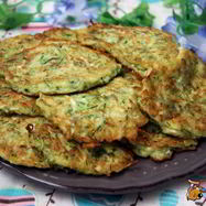 Рецепт Кабачковых оладий с плавленным сыром