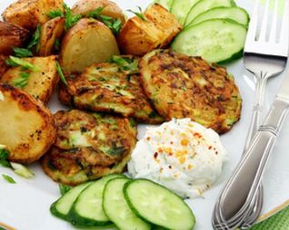 Кабачковые оладьи