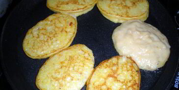 картофельно-тыквенные оладьи