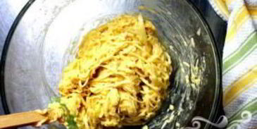 картофельные оладьи с икрой