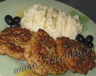 Мясные оладьи