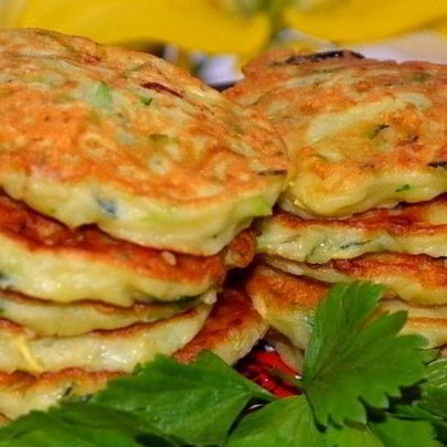 Оладушки из кабачков