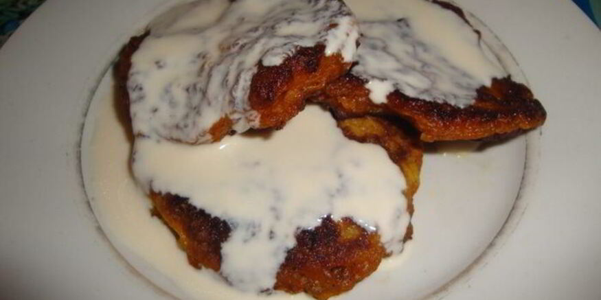 Рецепт оладушек с соусом