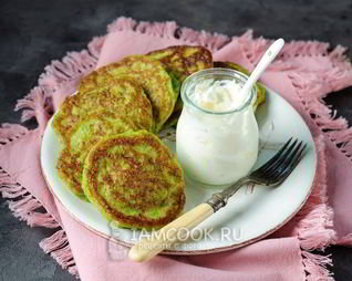 Оладьи из брокколи
