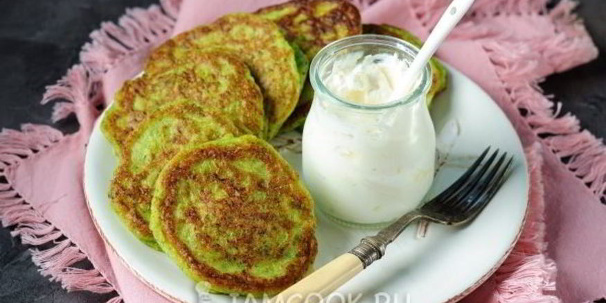 Рецепт оладий из брокколи